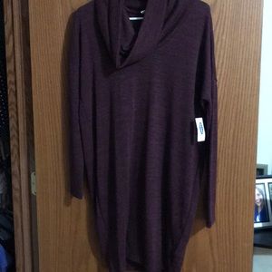 Never worn maroon sweater dress